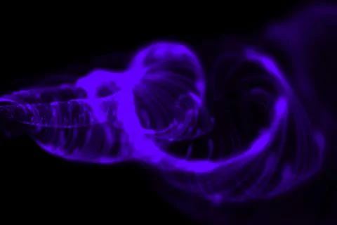 Vortex ring pattern digital CG background wallpaper Stock Illustration