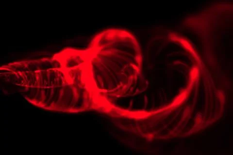 Vortex ring pattern digital CG background wallpaper Stock Illustration