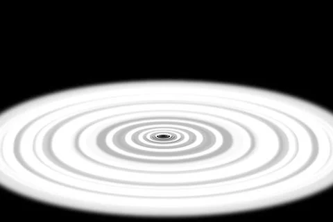 Vortex ring pattern digital CG background wallpaper Stock Illustration