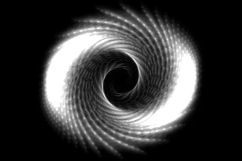 Vortex ring pattern digital CG background wallpaper Stock Illustration