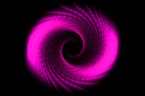 Vortex ring pattern digital CG background wallpaper Stock Illustration