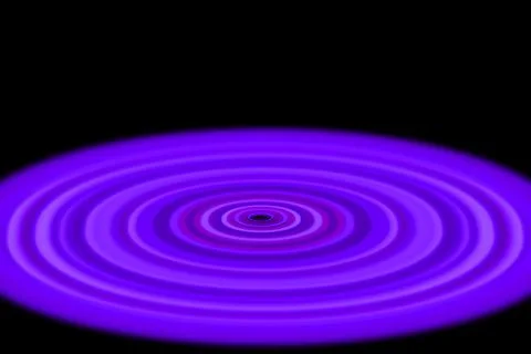 Vortex ring pattern digital CG background wallpaper Illustrazione stock