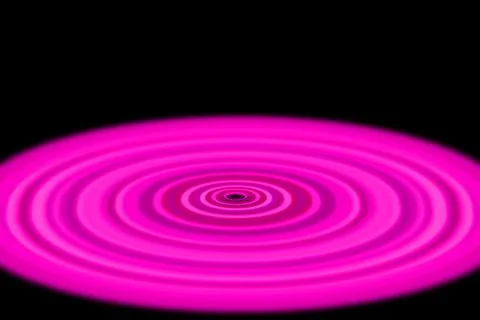 Vortex ring pattern digital CG background wallpaper Stock Illustration