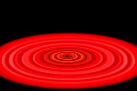 Vortex ring pattern digital CG background wallpaper Stock Illustration