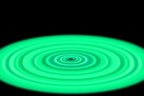 Vortex ring pattern digital CG background wallpaper Stock Illustration