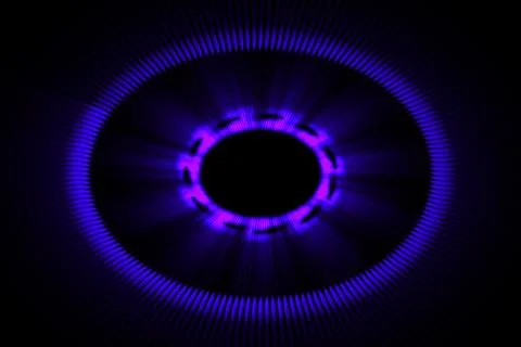 Vortex ring pattern digital CG background wallpaper Stock Illustration