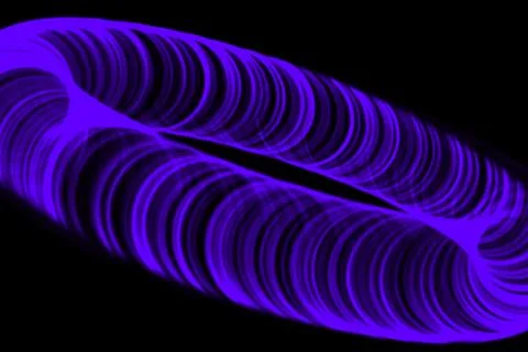 Vortex ring pattern digital CG background wallpaper Stock Illustration