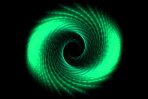 Vortex ring pattern digital CG background wallpaper Stock Illustration