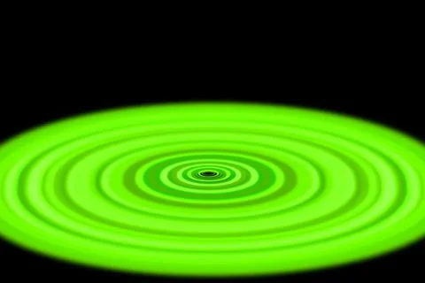 Vortex ring pattern digital CG background wallpaper Stock Illustration