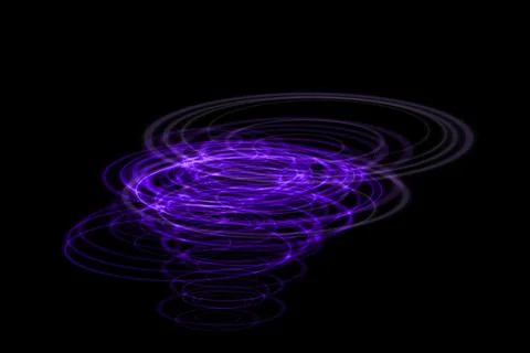 Vortex ring pattern digital CG background wallpaper Stock Illustration