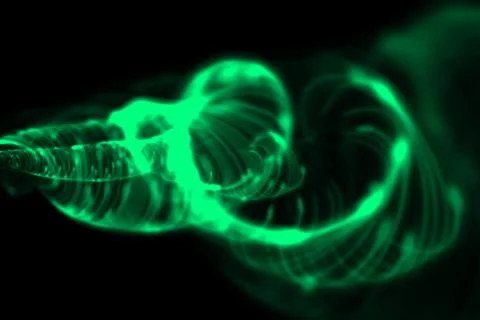 Vortex ring pattern digital CG background wallpaper Stock Illustration