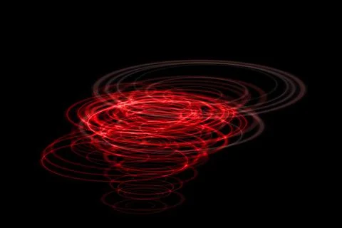 Vortex ring pattern digital CG background wallpaper Stock Illustration