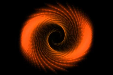 Vortex ring pattern digital CG background wallpaper Stock Illustration