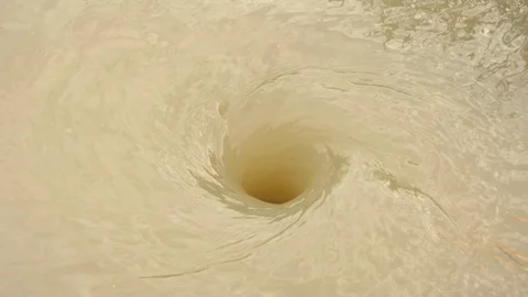 Vortex in the river. 4k 動画素材 92910806