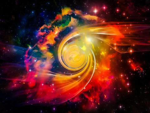 Vortex in Space Stockillustratie