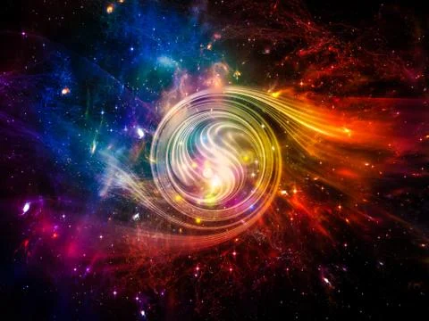 Vortex in Space Stockillustratie