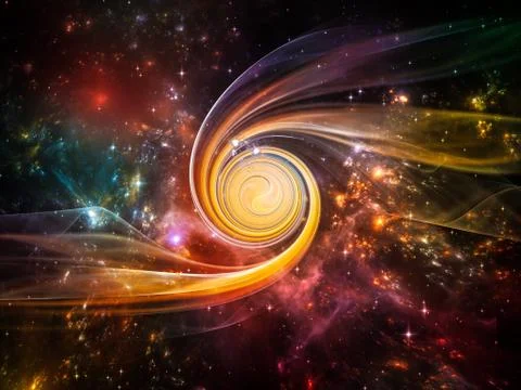 Vortex in Space イラスト素材