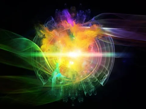 Vortex in Space Stock Illustration