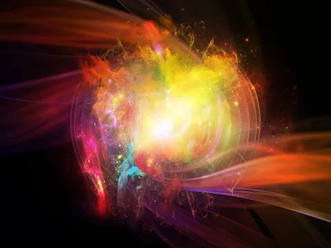 Vortex in Space Stock Illustration