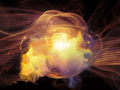 Vortex in Space Stock Illustration