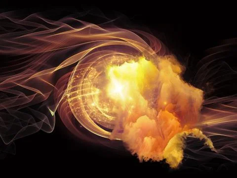 Vortex in Space Stock Illustration