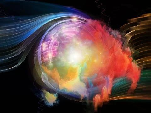 Vortex in Space Stock Illustration