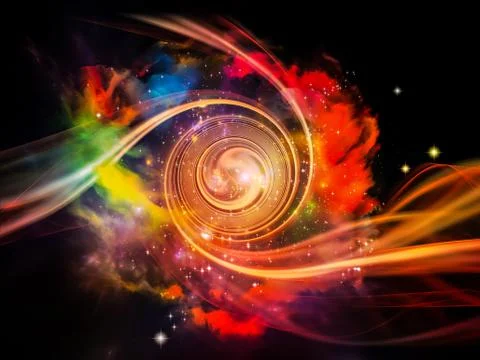 Vortex in Space Illustrazione stock