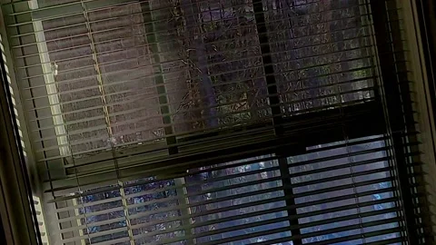 Vortex spin see through window during time of sunset Stock Footage 228324358