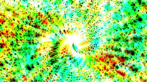 Vortex Spiral Multicolored Galaxy Slowly Rotating Background Stock Footage 62011977