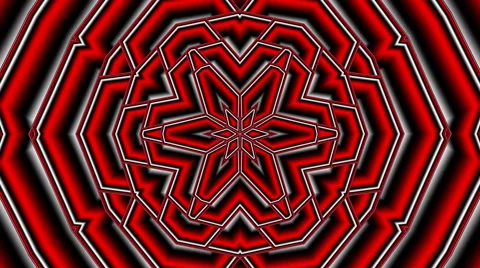 Vortex Star Red - LoopNeo VJ Loops - 4K - 3840 X 2160 库存影片 40325783