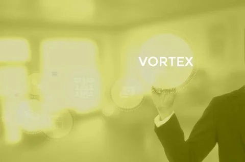 VORTEX - technology and business concept Stock Photos