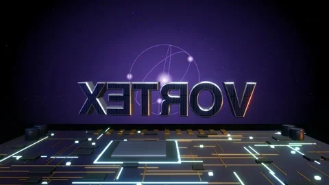 VORTEX Technology Concept Stock Footage 340073858