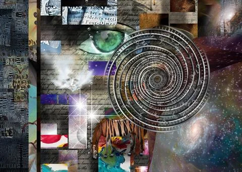 Vortex of Time Stock Illustration