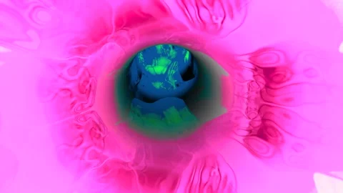 A vortex tunnel of liquid light - Loop Stock Footage 264575103