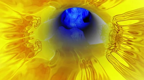 A vortex tunnel of streaming abstract fluid - Vortex 008 HD, 4K Stock Footage 52992978