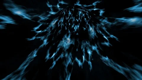 A vortex tunnel of streaming plasma - HD Stock Video Stock Footage 71000413