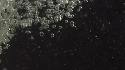 Vortex underwater bubbles slowmotion Stock Footage 84058539