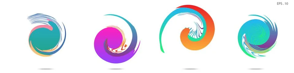 Vortex vector background. Templates for logo design, leaflets or presentation Stockillustratie