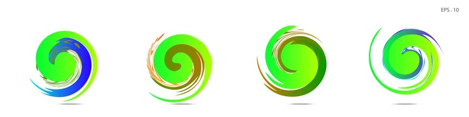 Vortex vector background. Templates for logo design, leaflets or presentation Stock Illustration