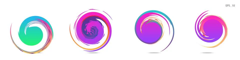 Vortex vector background. Templates for logo design, leaflets or presentation イラスト素材