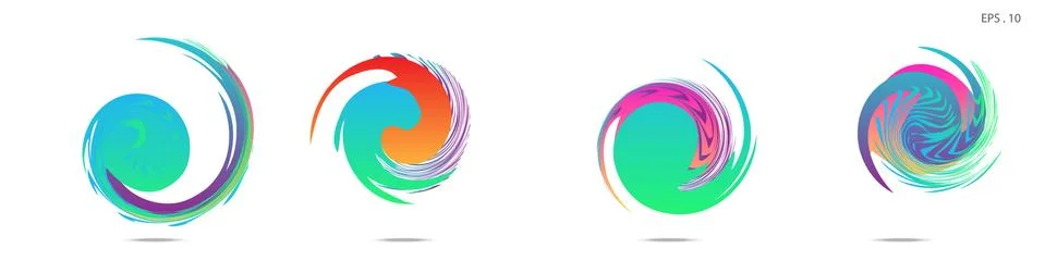 Vortex vector background. Templates for logo design, leaflets or presentation Stockillustratie