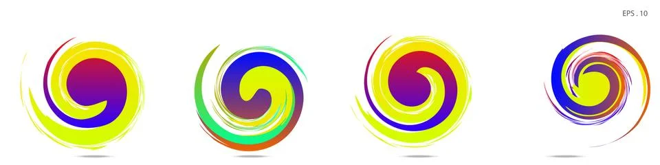 Vortex vector background. Templates for logo design, leaflets or presentation イラスト素材