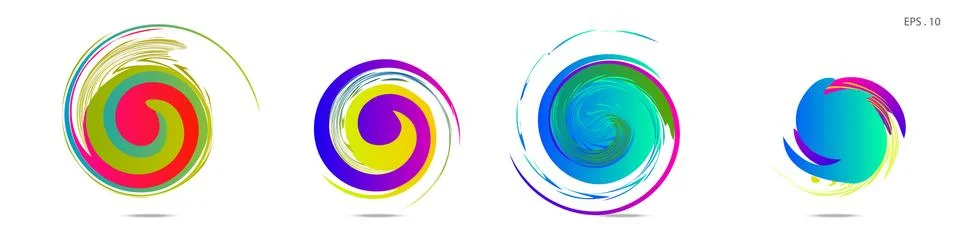 Vortex vector background. Templates for logo design, leaflets or presentation イラスト素材