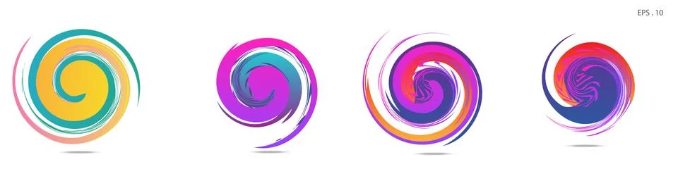 Vortex vector background. Templates for logo design, leaflets or presentation Stockillustratie