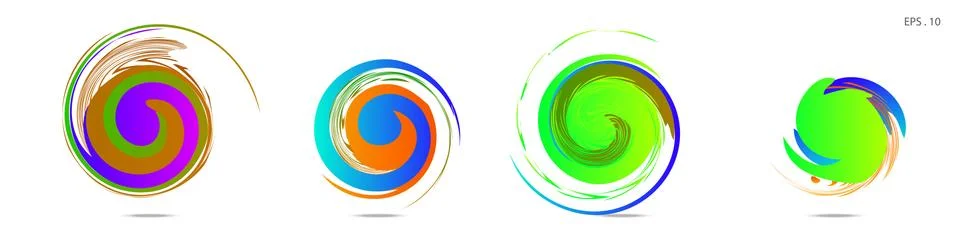 Vortex vector background. Templates for logo design, leaflets or presentation Stockillustratie