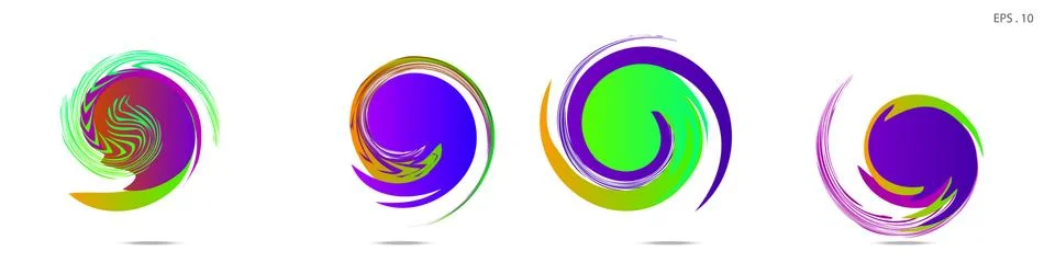 Vortex vector background. Templates for logo design, leaflets or presentation イラスト素材