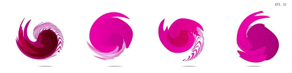 Vortex vector background. Templates for logo design, leaflets or presentation Stock Illustration