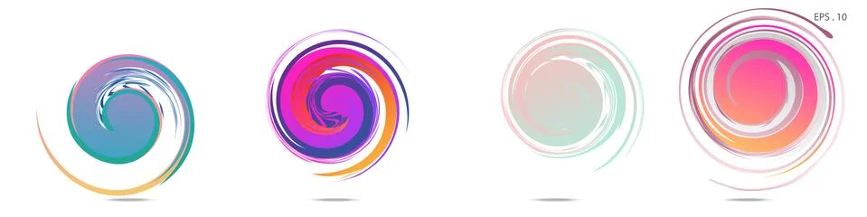 Vortex vector background. Templates for logo design, leaflets or presentation 스톡 일러스트