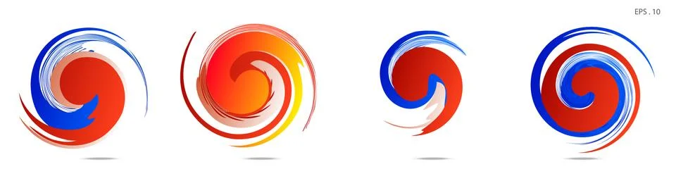 Vortex vector background. Templates for logo design, leaflets or presentation イラスト素材