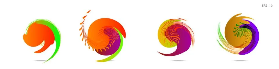 Vortex vector background. Templates for logo design, leaflets or presentation Stockillustratie